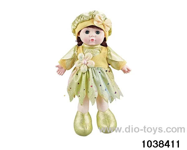 13 inch musical doll in opp bag