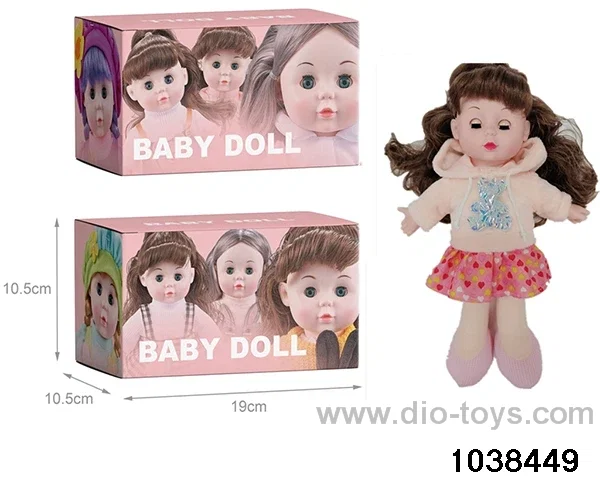 13 inch musical doll in color box