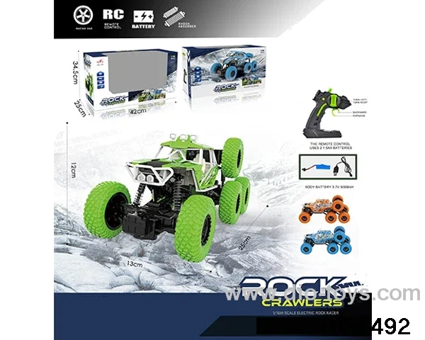 8 Wheels Climbing RC car (Electricity Included) in window box