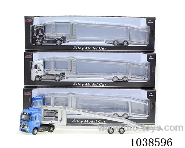 pull back alloy with sound &light 3color mixed loading in window box