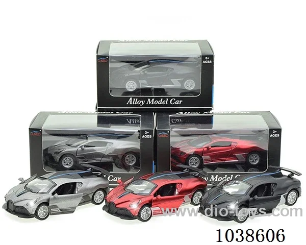pull back alloy with sound &light 3color mixed loading in window box