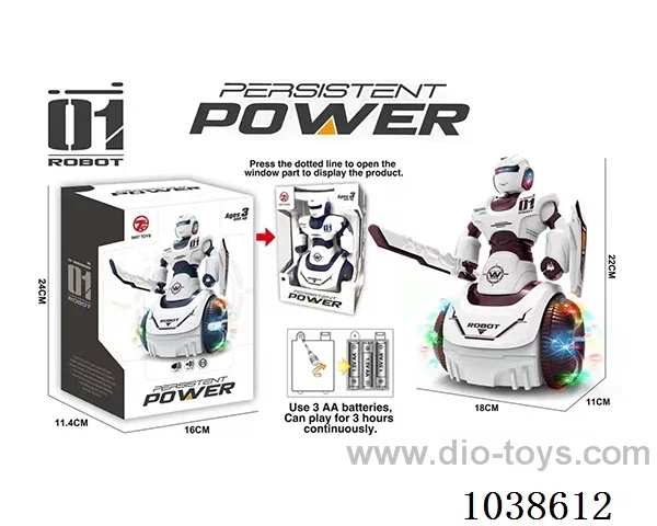 ELECTRIC ROBOT WITH LIGHT& MUSIC in window box
