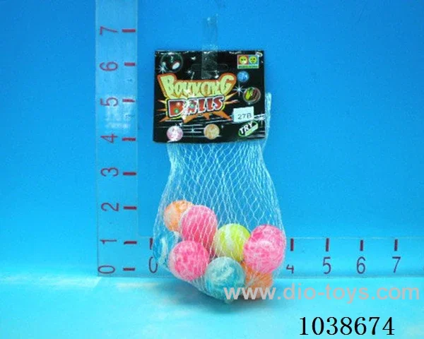 12pcsBouncy ball in Net bag