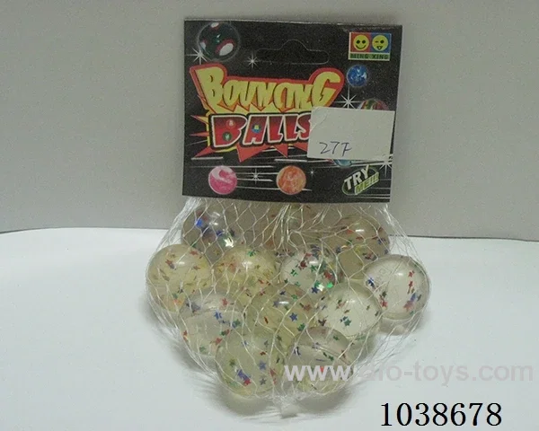 12pcsBouncy ball in Net bag