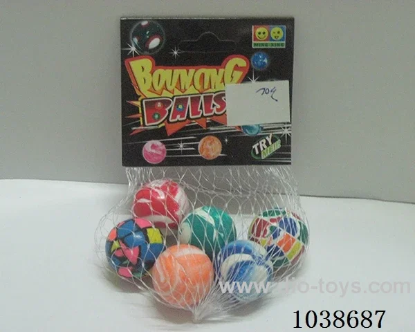 6pcsBouncy ball in Net bag