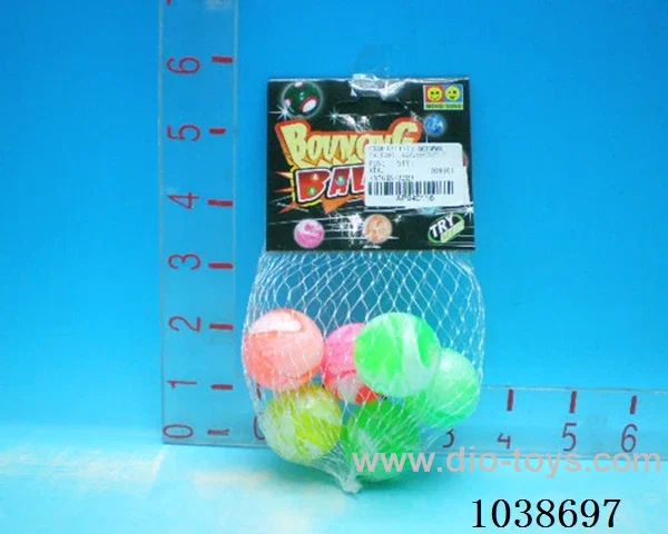 6pcsBouncy ball in Net bag