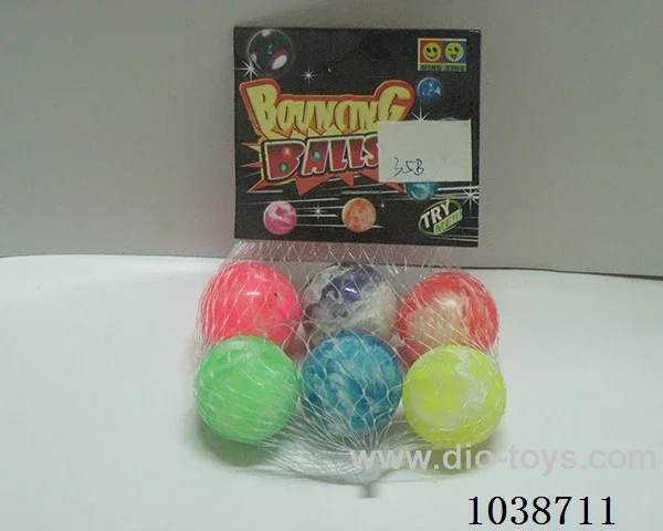 6pcsBouncy ball in Net bag