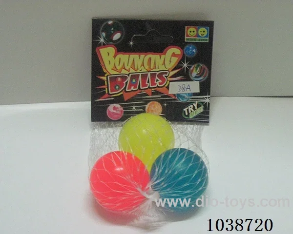 3pcsBouncy ball in Net bag