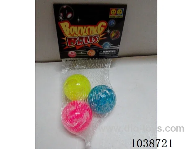 3pcsBouncy ball in Net bag