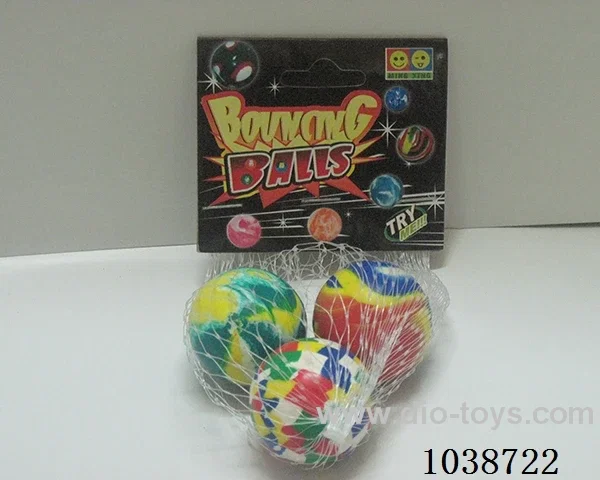 3pcsBouncy ball in Net bag