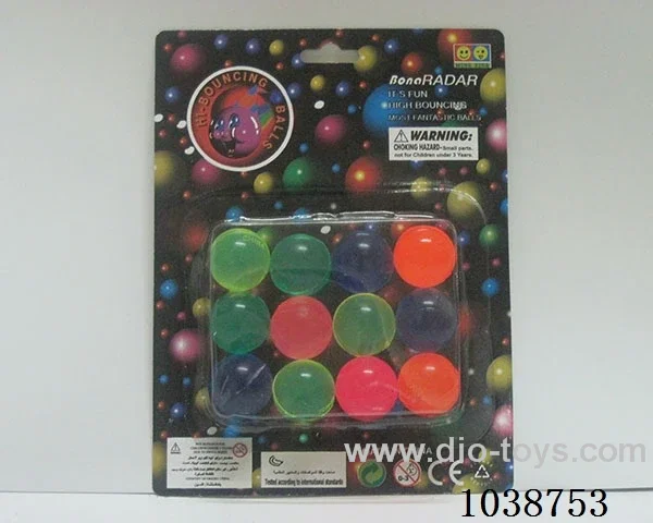 12pcsBouncy ball in blister
