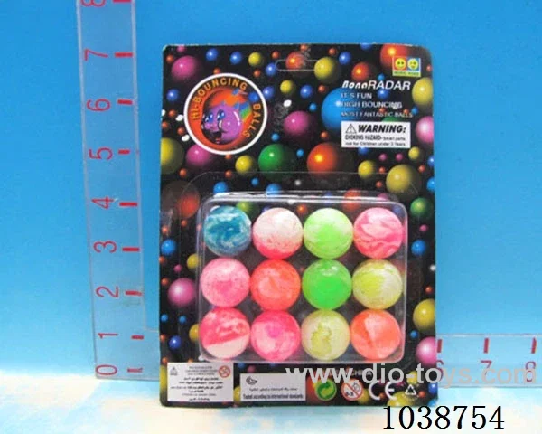12pcsBouncy ball in blister