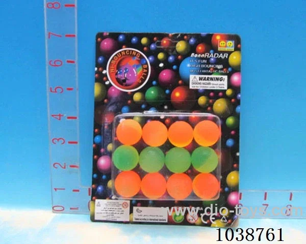 12pcsBouncy ball in blister