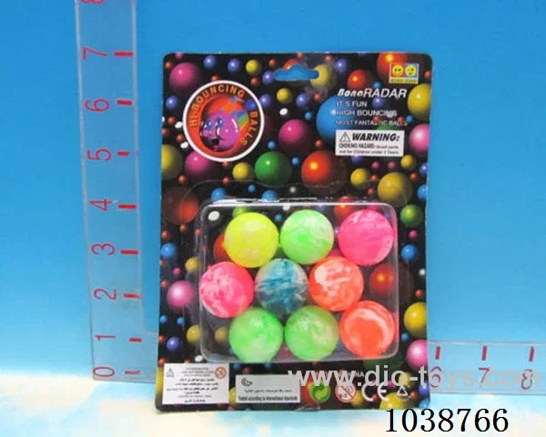 9pcsBouncy ball in blister