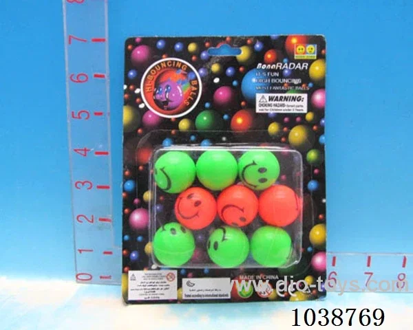 9pcsBouncy ball in blister