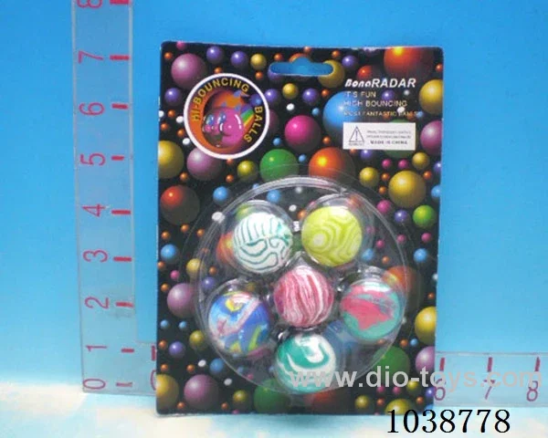 6pcsBouncy ball in blister