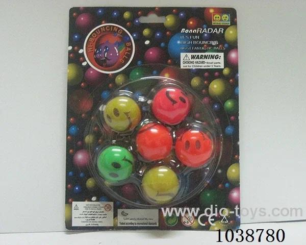 6pcsBouncy ball in blister