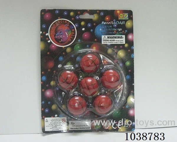 6pcsBouncy ball in blister
