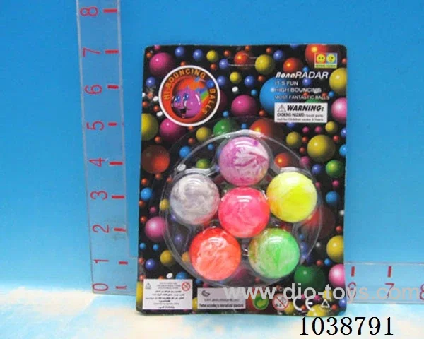 6pcsBouncy ball in blister