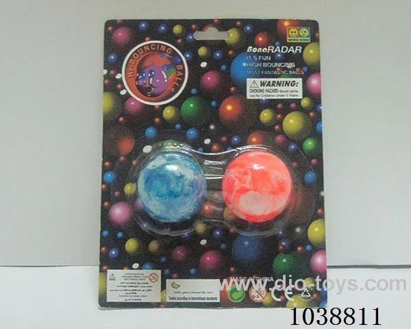 2pcsBouncy ball in blister