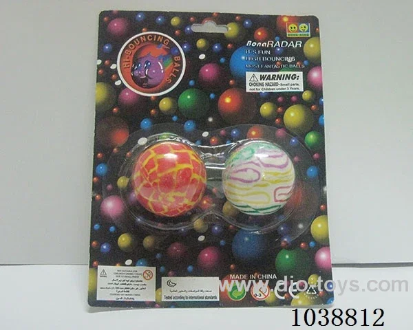 2pcsBouncy ball in blister