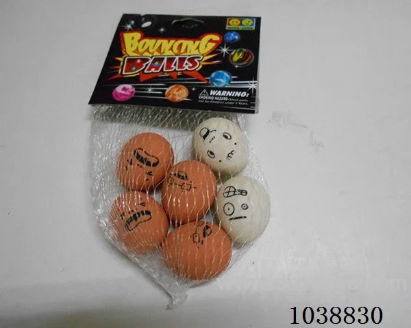 6pcsBouncy ball in With card head in net bag