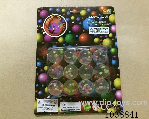 12pcsBouncy ball in blister