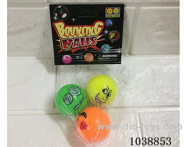 3pcsBouncy ball in Net bag