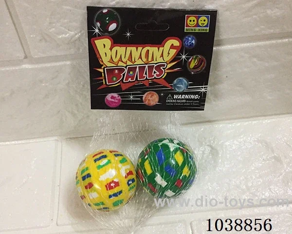 2pcsBouncy ball in Net bag