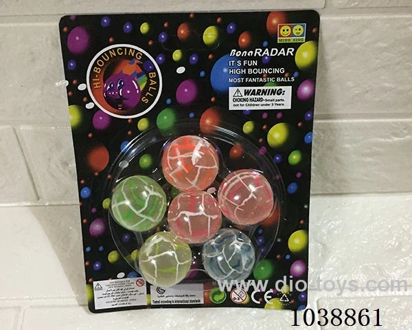 6pcsBouncy ball in blister