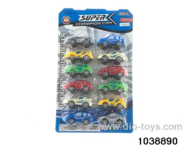 pull back car in Blister card