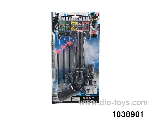 Soft Bullet Gun Set in Blister card