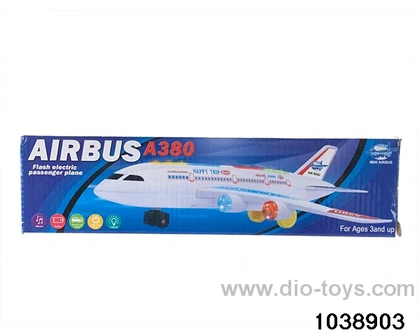 electric aircraft in color box