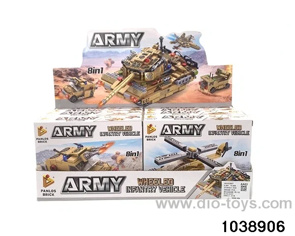 8-in-1 wheeled tank tank tank in display box