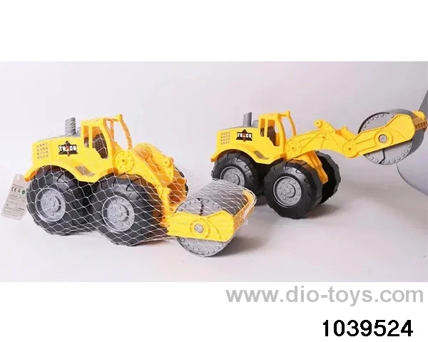 Large Construction Vehicle in Net bag