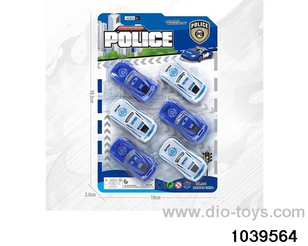 Scooter Police Vehicle in Blister card
