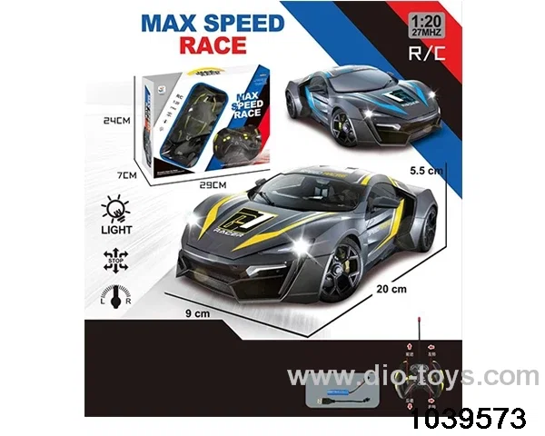1:20 4ch RC car with light(electricity package) in Gilf box