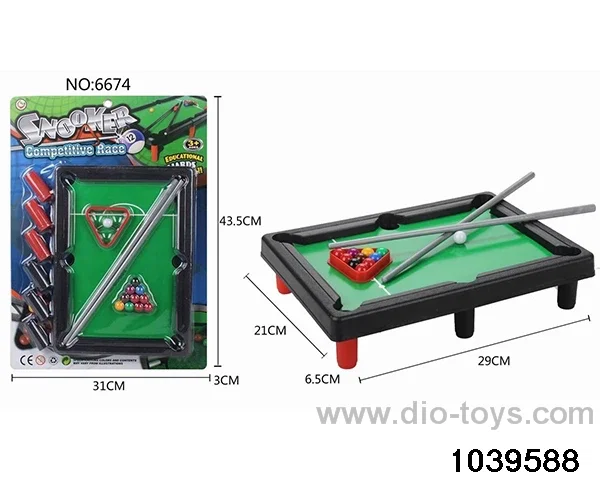 billiard in Blister card