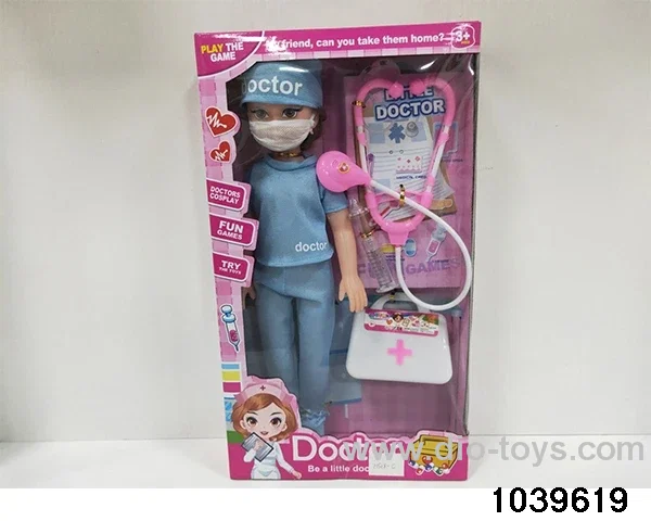 18 inch Doctor Barbie Set in color box