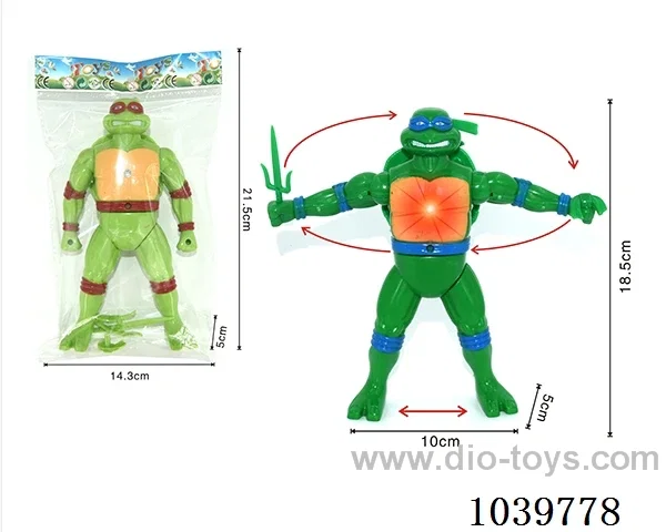TMNT with light & Rotating