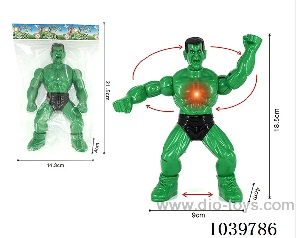 The Hulk with light & Rotating