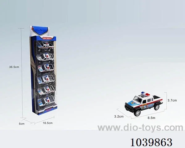 1:50 6pcspull back alloy car 6sets&6color mixed loading   in window box