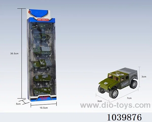 1:55 6pcspull back alloy car 6sets&6color mixed loading   in window box