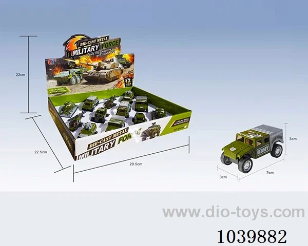 1:55 2pcs pull back alloy car 6sets&6color mixed loading  in display box