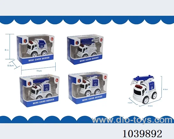 inertia alloy car 4sets mixed loading   in window box