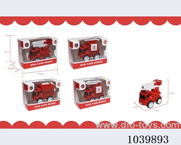 inertia alloy car 4sets mixed loading   in window box
