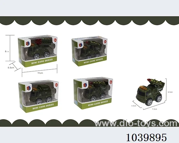 inertia alloy car 4sets mixed loading   in window box