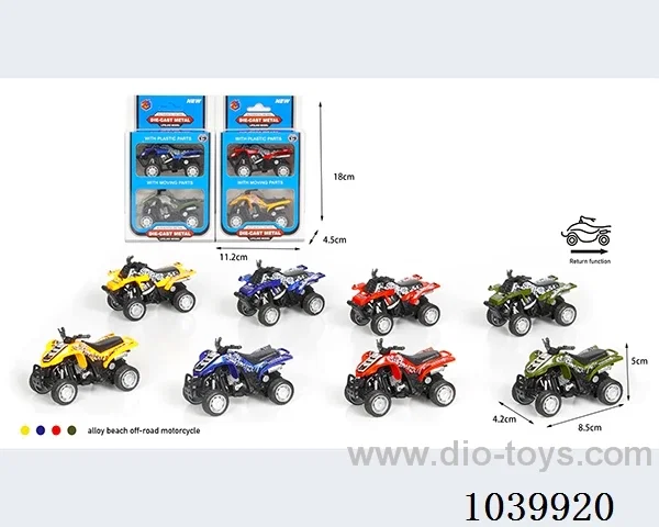 1:55 2pcs pull back alloy car 2sets&4color mixed loading   in window box