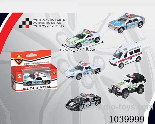 1:50pull back alloy car 6sets&6color mixed loading   in window box
