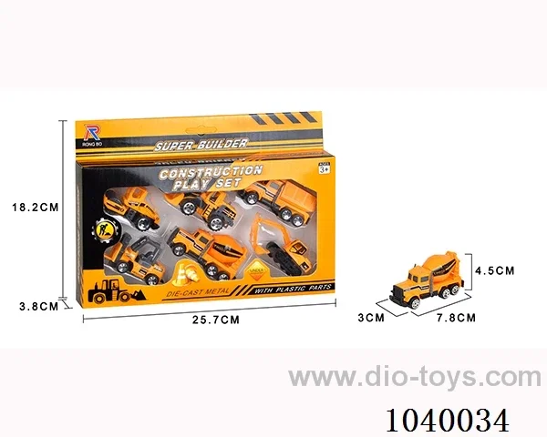6pcsfree wheel alloy car 6sets mixed loading   in window box